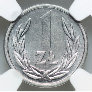 Polská lidová republika, 1 zlotý, 1990, hliník