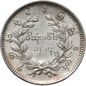Mjanma (Barma), Mindon Min, 1 kyat 1214 (1853)