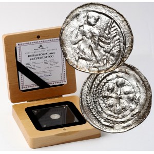 Bolesław III Krzywousty, 1107–1138, denarius, a knight fighting a dragon