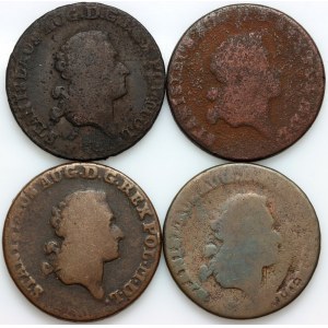 Stanisław August Poniatowski, Dreier-Set (4 Stück)