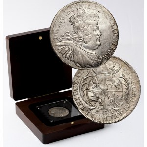August III., Zwei-Złoty-Münze (8 Groschen) 1753, Leipzig