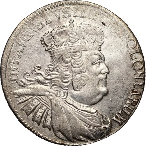 August III., Zwei-Złoty-Münze (8 Groschen) 1753, Leipzig