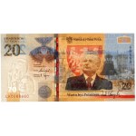 Third Republic of Poland, 20 zlotych, 2021, Lech Kaczyński: “It’s Worth Being Polish,” LK series, number 0066660
