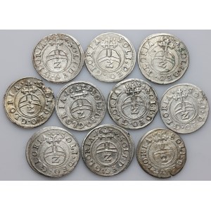 Germany, Bavaria, Maximilian I 1623-1651, set of 2 Kreuzer coins, (10 pieces)