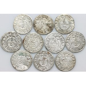 Germany, Bavaria, Maximilian I 1623-1651, set of 2 Kreuzer coins, (10 pieces)