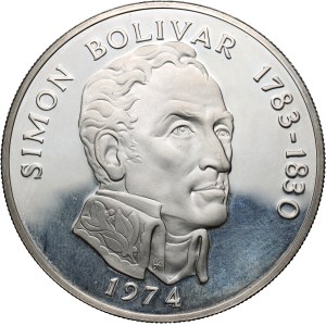 Panama, 20 Balboas 1975, Simon Bolivar