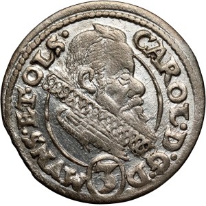 Silesia, Duchy of Ziębice-Oleśnica, Charles II, 3 kreuzer, 1614, Oleśnica