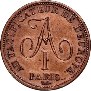 France, Medal from 1814, Visit of the Russian Emperor Alexander I to Paris