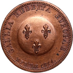 France, Medal from 1814, Visit of the Russian Emperor Alexander I to Paris