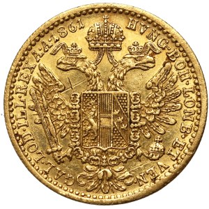Rakousko, František Josef I., dukát 1861 A, Vídeň