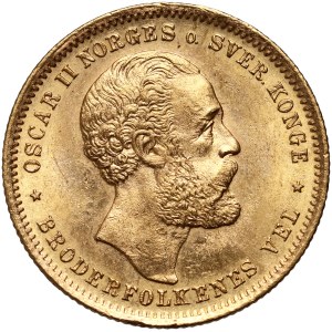 Norway, Oscar II, 20 kroner 1902