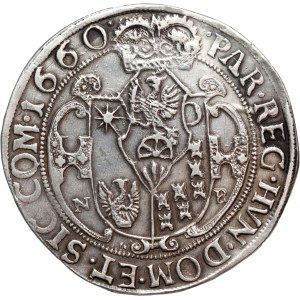 Hungary, Transylvania, George II Rákóczi, Thaler 1660 NB, Nagybanya