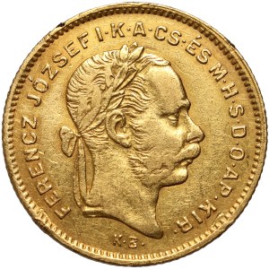 Hungary, Franz Joseph I, 10 francs/4 florins 1879 KB, Kremnica