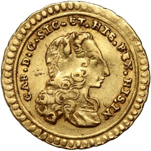Italy, Naples, Charles III, oncia 1741