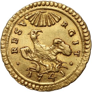 Italy, Naples, Charles III, oncia 1741