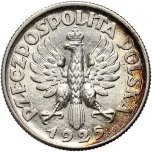II RP, 1 złoty 1925, Londyn, Żniwiarka