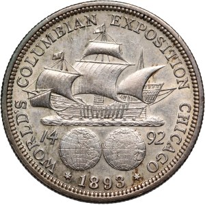 Spojené státy americké, 1/2 dolaru, 1893, Filadelfie, Columbian Exposition