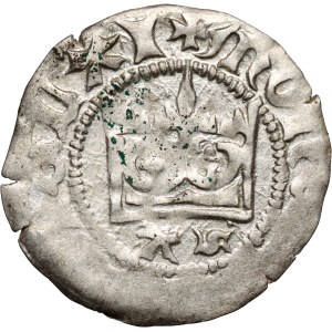 Władysław Jagiełło 1386-1434, półgrosz, Kraków, sygnatura AS