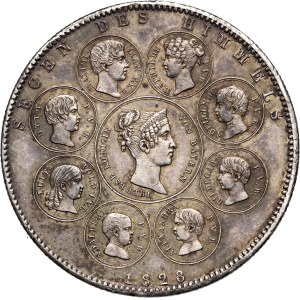 Germany, Bavaria, Ludwig I, family thaler 1828, Munich