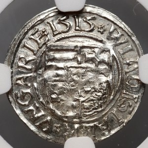 Hungary, Władysław II Jagiellon, denar 1515 KG, Kremnica