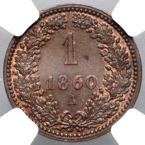 Austria, Franz Joseph I, Kreuzer 1860 A, Vienna