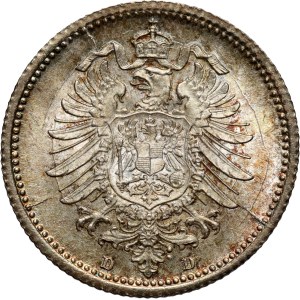 Germany, Empire, 20 Pfennig 1876 D, Munich