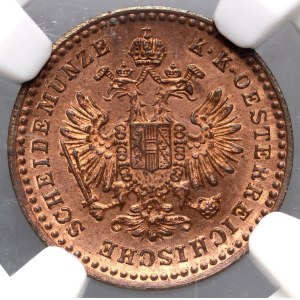 Austria, Franz Joseph I, 5/10 kreuzer 1858 A, Vienna