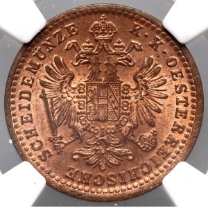 Österreich, Franz Joseph I., Kreuzer 1861 A, Wien