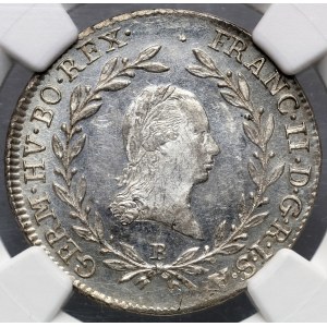 Austria, Francis II, 20 kreuzer 1796 B, Kremnica
