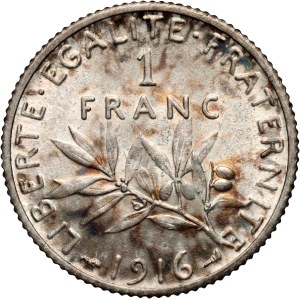 Frankreich, Franc von 1916, Paris