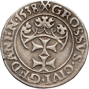 Sigismund I the Old, grosz, 1538, Gdańsk