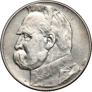 Second Polish Republic, 10 zlotych, 1934, Warsaw, Józef Piłsudski, Strzelecki Eagle