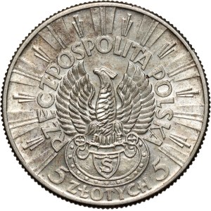II RP, 5 złotych 1934, Warszawa, Józef Piłsudski, Orzeł Strzelecki