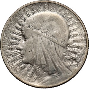 Second Polish Republic, 5 zlotych, 1932, with mint mark, Warsaw, Woman's Head