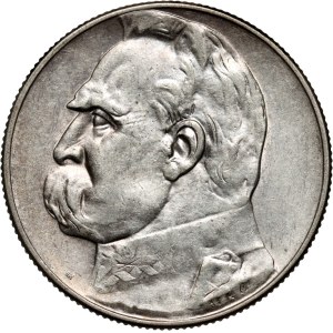 Second Polish Republic, 5 zlotych, 1935, Warsaw, Józef Piłsudski