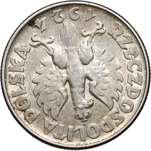 Second Polish Republic, 2 zlote, 1924, Philadelphia, Harvest Goddess, REVERSE