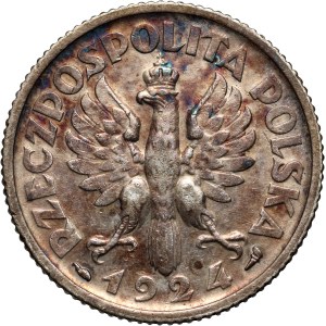 Second Polish Republic, 1 zloty, 1924, Paris, The Reaper