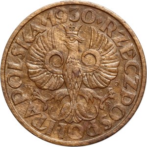 Second Polish Republic, 2 grosze, 1930, Warsaw