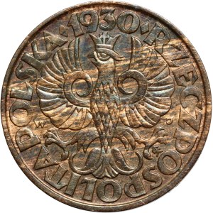 Second Polish Republic, 5 groszy, 1930, Warsaw