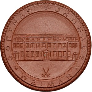 Germany, Meissen, medal, Goethes Wohnhaus