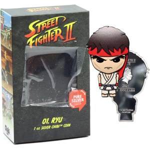 Niue, Elizabeth II, 2 dollars 2021, Street Fighter II, Ryu