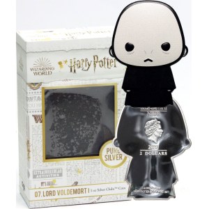 Niue, Élisabeth II, 2 dollars 2021, Harry Potter, Lord Voldemort, une once d'argent