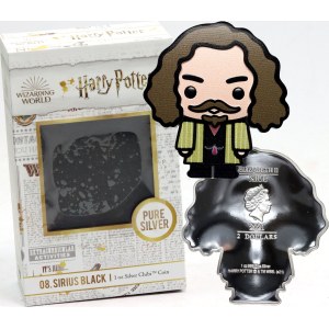 Niue, Élisabeth II, 2 dollars 2021, Harry Potter, Sirius Black, une once d'argent