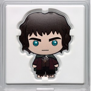 Niue, Elżbieta II, 2 dolary 2021, Władca Pierścieni, Frodo Baggins, uncja srebra
