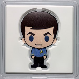 Niue, Elizabeth II, 2 dollars 2022, Star Trek, Leonard McCoy