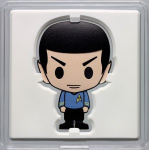 Niue, Elizabeth II, 2 dollars 2021, Star Trek, Spock