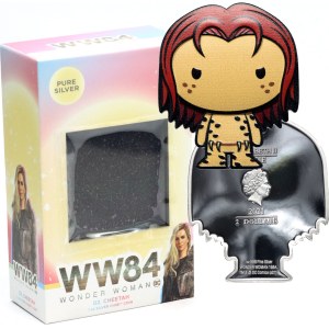 Niue, Alžběta II., 2 dolary 2021, Wonder Woman, Cheetah