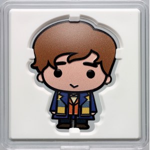 Niue, Alžběta II., 2 dolary 2021, Fantastická zvířata, Newt Scamander