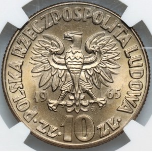 PRL, 10 złotych 1965, Mikołaj Kopernik