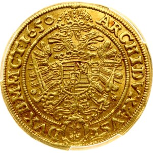 Austria Bohemia Silesia Ducat 1650 GH Breslau PCGS MS 62 MAX GRADE